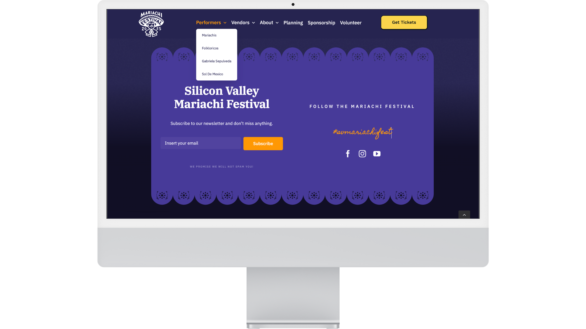 SV Mariachi – Fest Website