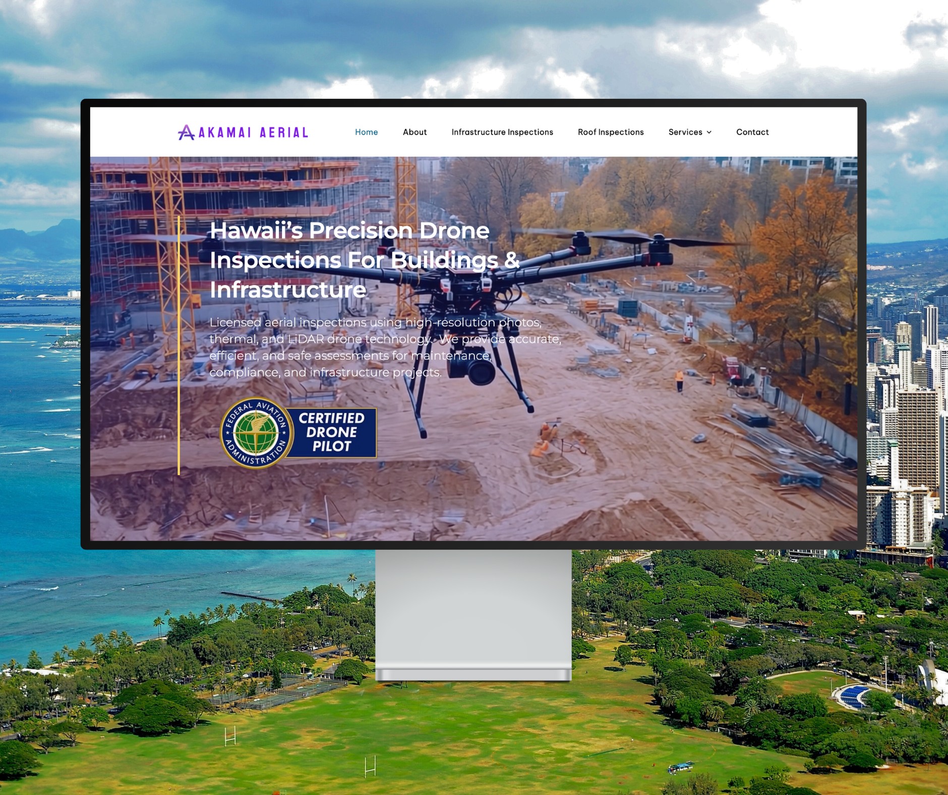 Akamai Aerial Website