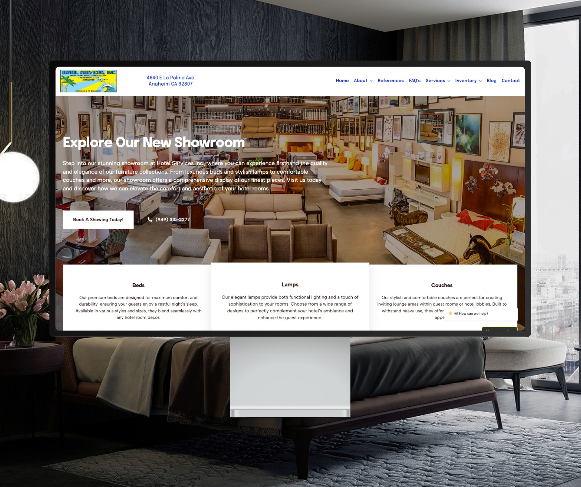 Hotel Services – Website